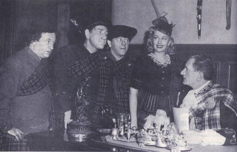 Publicity still for 1948's THE HOT SCOTS